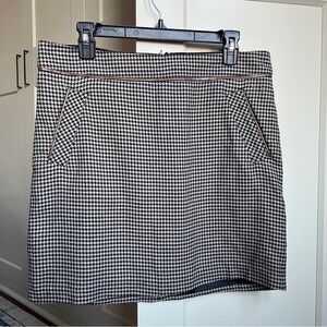Tommy Hilfiger Black and White Houndstooth Skirt size 10